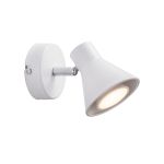 Nordlux Eik Applique Murale Métal Blanc | Convient pour 1x GU10