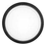 Eglo Plafonnier Planet 1 Acier Noir | Convient pour E27