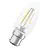 Ledvance Classic LED B22 Bougie Filament Claire 1.8W 250lm - 827 Blanc Très Chaud | Équivalent 25W