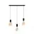 Calex XXL Dorée Filament Ensemble complet - Including 3 XXL Ampoules + Cordset Rectangulaire base