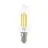 Eglo LED Bougie E14 Filament Claire 2.2W 470lm - 830 Blanc Chaud | Équivalent 40W