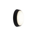 Ansell LED Bulkhead Helder Circulair Eenvoudig Zwart 12W 1058lm - 830-840-865 CCT | 215mm - IP54 
