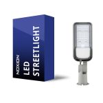 Noxion LED Straatverlichting 70W 8400lm 70x140D - 740 Koel Wit | IP65 - Lichtsensor - Asymmetrisch