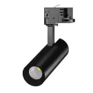 Noxion LED Railspot 3-Fase Ecowhite Aluminium Zwart 10W 840lm 36D - 830 Warm Wit