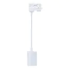 Noxion Railspot Hanglamp 3-Fase Aluminium Wit | Geschikt voor 1x GU10