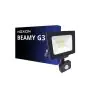 Noxion LED Floodlight Beamy G3.1 Zwart 30W 3300lm 110D - 840 Koel Wit | IP44 - Bewegings- en Lichtsensor - Symmetrisch 
