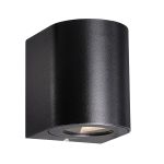 Nordlux Canto 2 Applique Murale Aluminium Noir Up & Down 10.6W 500lm - 830 Blanc Chaud