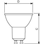 Philips Corepro LED Spot GU10 PAR16 4.6W 390lm 36D - 840 Blanc Froid | Équivalent 50W