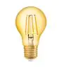 Osram Vintage 1906 LED E27 Poire Filament Dorée 4W 410lm - 824 Blanc Très Chaud | Équivalent 40W