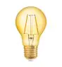 Osram Vintage 1906 LED E27 Poire Filament Dorée 2.5W 220lm - 824 Blanc Très Chaud | Équivalent 25W