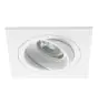 Noxion Encastré Spot Boxi MR16 inclinable Blanc | Diamètre 80mm - GU10 Culot