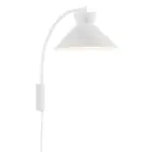 Nordlux Dial Applique Murale Métal Blanc | Convient pour 1x E27