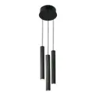 Nordlux Vico Suspension Luminaire Métal Noir | Convient pour 3x GU10