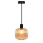 D'Lite Hanglamp Leffinge Amber Glas | Geschikt Voor 1x E27