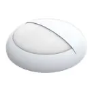 Noxion LED Bulkhead Pro V2 12/16/20W 2400lm - 830-840-865 CCT | 325mm - IP65 - Bewegings- en Lichtsensor - 3 Uur Noodverlichting + Ooglid Ring Wit