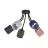 Ledvance Decor Felt Weaving Cans Plafond Meerkleurig | Geschikt voor 5X E14