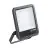 Ledvance LED Floodlight Aluminium Zwart 100W 14000lm 100D - 830 Warm Wit | IP66 - Symmetrisch