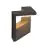 Ansell LED Wandlamp Arco Grafiet 11W 643lm - 840 Koel Wit | IP54