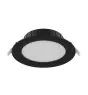 Noxion LED Downlight Hera Plat Inbouw Zwart 9W 900lm 80D - 827-830-840 CCT | 132mm - Zaagmaat 120mm